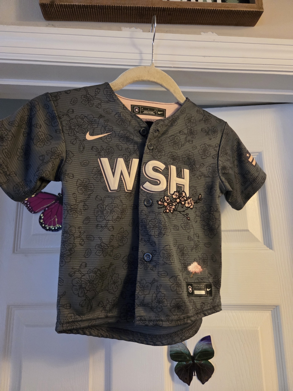 Washington Nationals Cherry Blossom City Connect Jersey by NIKE 2t kids toddler - Picture 1 of 7